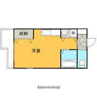 広島県広島市東区光町2丁目の賃貸マンションの間取り