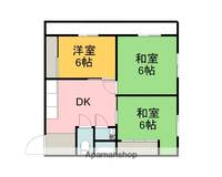 和泉川コーポ201の間取り