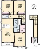 物件の間取り画像
