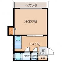 広島県広島市中区西十日市町の賃貸マンションの間取り