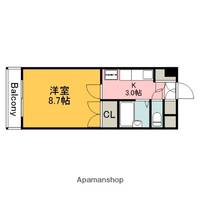 広島県広島市西区上天満町の賃貸マンションの間取り