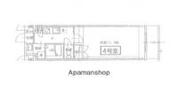 広島県広島市南区南蟹屋1丁目の賃貸マンション604の間取り