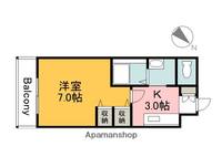 広島県広島市安佐南区大塚西3丁目の賃貸アパートの間取り