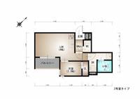 広島県広島市安佐南区古市1丁目の賃貸アパートの間取り