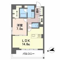 シャーメゾンステージ中央通りの間取り
