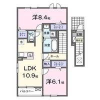 カーサK202の間取り