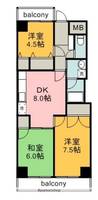 物件の間取り画像