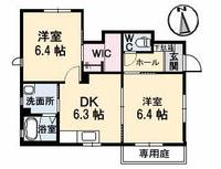 ヴィラシーン B棟の間取り