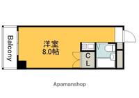 広島県広島市西区庚午中3丁目の賃貸マンションの間取り