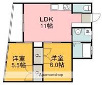 沖田ビル402の間取り