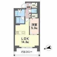 シャーメゾンステージ中央通りの間取り