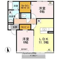 アークパレ B棟の間取り