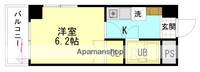 広島県広島市西区横川町2丁目の賃貸マンション604の間取り