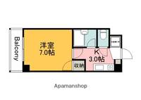 広島県広島市安佐南区東原1丁目の賃貸マンションの間取り