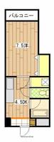 広島県広島市西区中広町2丁目の賃貸マンションの間取り