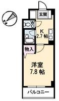 広島県広島市西区打越町の賃貸マンションの間取り