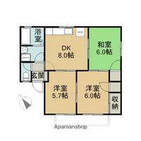 コーポ三ッ城202の間取り