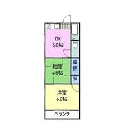 山口県岩国市昭和町1丁目の賃貸アパート301の間取り