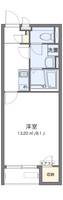 クレイノフェアリー美音205の間取り
