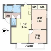 クレインフィールドⅡ A棟の間取り