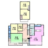 山口県岩国市由宇町南2丁目(一戸建)の賃貸物件の間取り