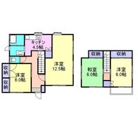 山口県岩国市南岩国町2丁目(一戸建)の賃貸物件の間取り