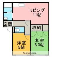 コーポラスsunの間取り