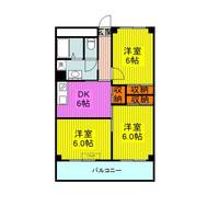 ラフォーレ朝田の間取り