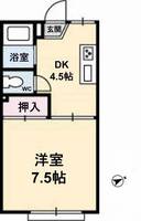タウニーマタノ B棟の間取り
