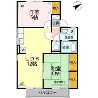 ファミール西京 A棟の間取り