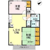 ファミール西京 A棟の間取り