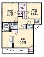 物件の間取り画像