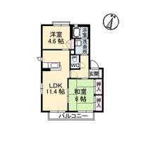 シャーメゾン ウィンズ B棟の間取り