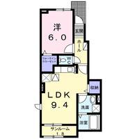 フェリス ガト Aの間取り