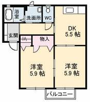 物件の間取り画像