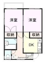 第二文京ハイツ206の間取り