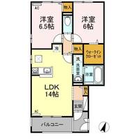 セジュール B棟の間取り