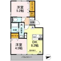 アンベル新山口の間取り