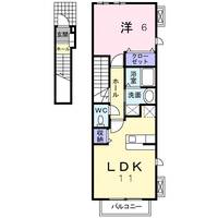 ソレイユ モンテ Aの間取り