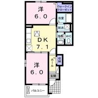 ガーデンヒルズCの間取り