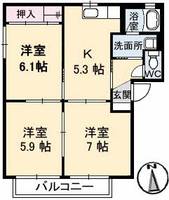 物件の間取り画像