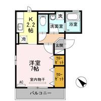 セントレ ドゥ ブランシェU.の間取り