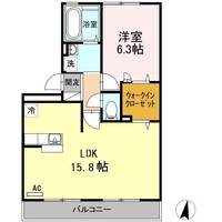 リビングタウン常盤公園Ⅱの間取り