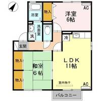 ディアコート B棟の間取り