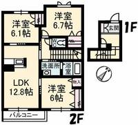 物件の間取り画像