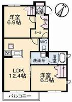 物件の間取り画像