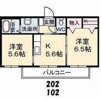 物件の間取り画像