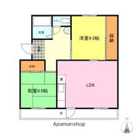 松原団地A棟405の間取り