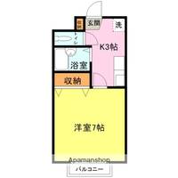 山口県下関市幡生町2丁目の賃貸アパート1-Bの間取り