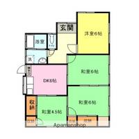 山口県下関市三河町(一戸建)の賃貸物件の間取り